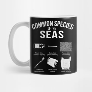 Common Species of The Seas Stop Plastic Pollution Mug